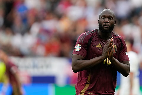 Belgium's Romelu Lukaku 